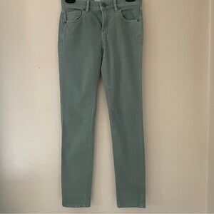 Made and Loved LOFT Light Sage Modern Skinny Crop Jeans Size 00